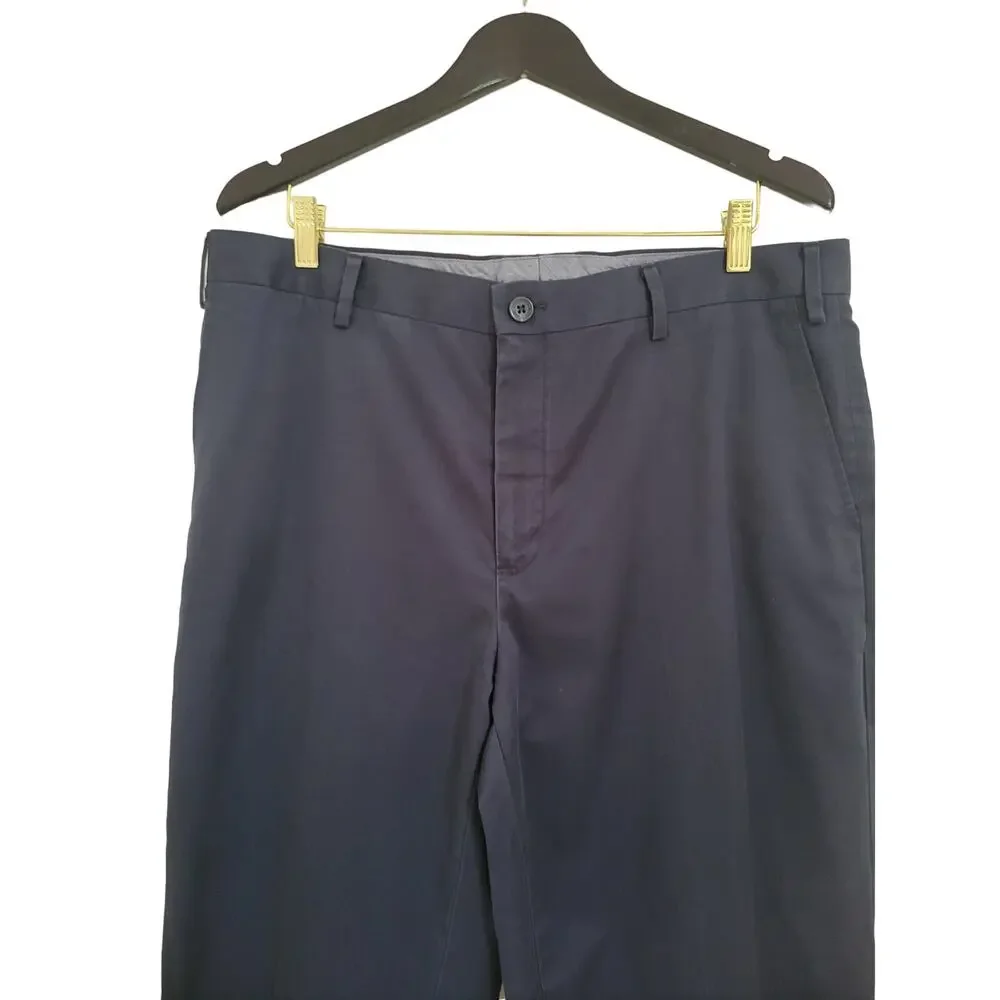 Hart Schaffner Marx Men's Navy Blue Suit Pants Sz 36x32